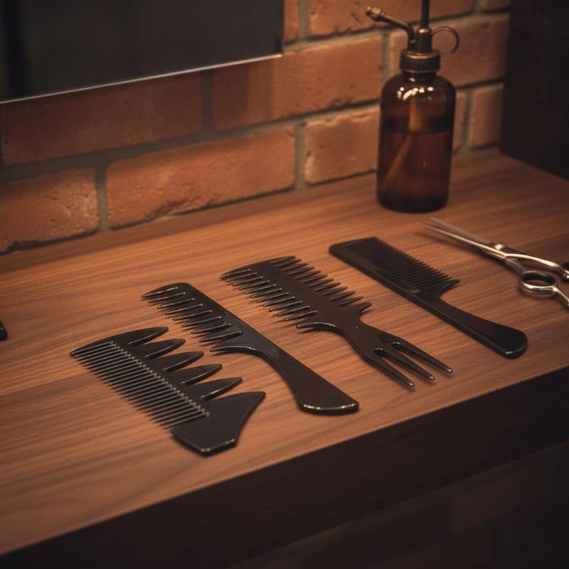 Men'S Grooming Hairstyles - Set Sisir Penata Rambut Pria Anti