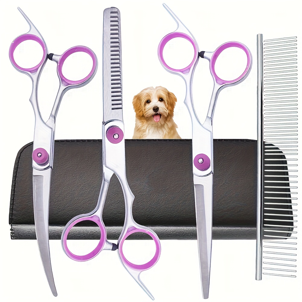 Grooming Scissors - 5Pcs Set Gunting Perawatan Anjing Profesional