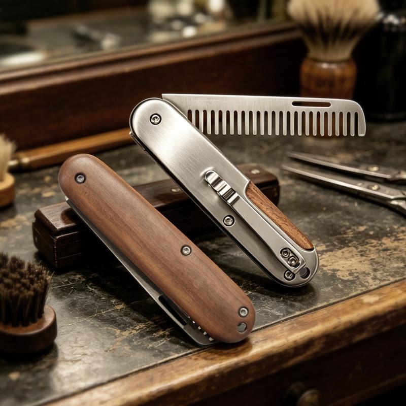 1 Buah Sisir Kumis Rambut Perj - Mens Grooming Travel Kit ulasan dan harga
