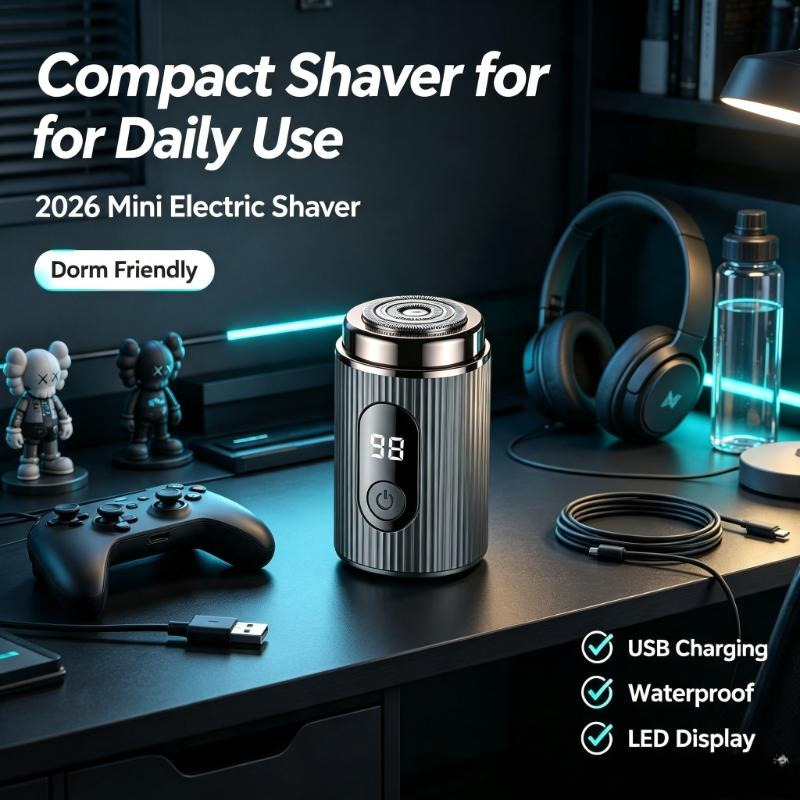 2026 Alat Cukur Elektrik Mini  - Mens Grooming Travel Kit ulasan dan harga