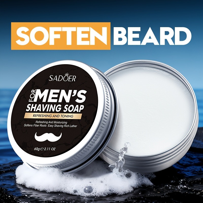 Sabun Cukur Pria 60g Mengandun - Beard Oil ulasan dan harga