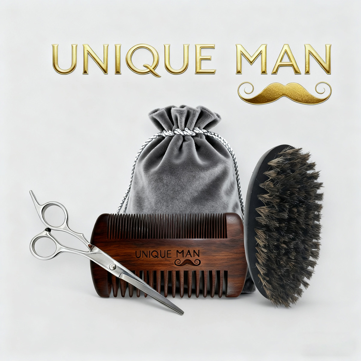 Set Jenggot Pria UNIK MAN, Sik - Grooming Kit ulasan dan harga