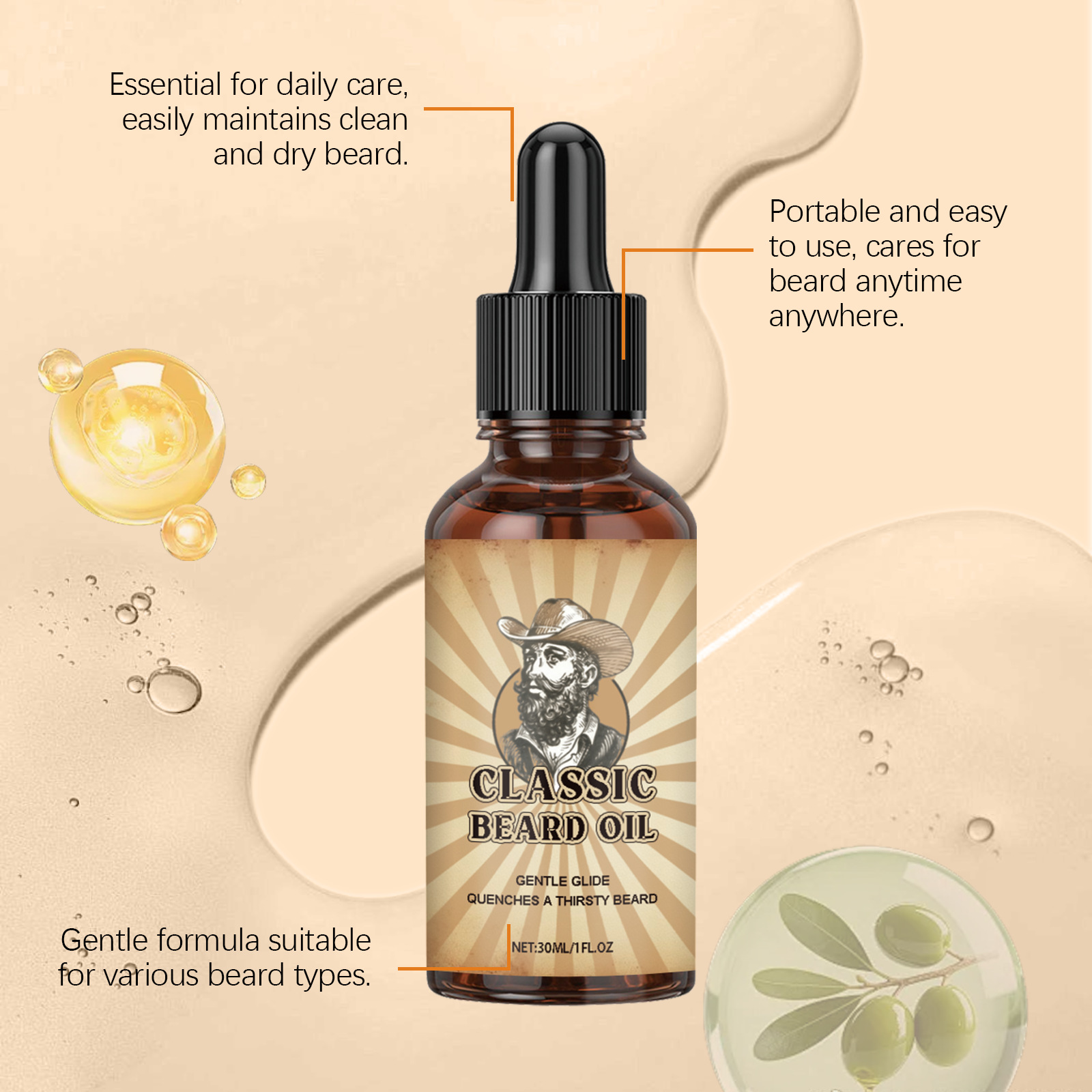 Minyak Esensial Perawatan Pert - Beard Oil ulasan dan harga